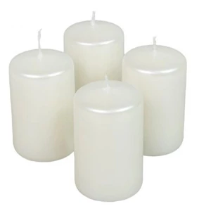 Adventi gyertya kapart metál fehér, 4x4x4cm, darabos Égési idő: 7 óra a termék ára 1db-ra értendő!