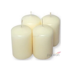 Adventi gyertya matt ekrü pasztel Krém 4x4x6cm darabos! a termék ára 1db-ra értendő!