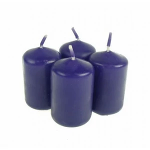 Adventi gyertya matt intenzív Kék 4x4x6cm darabos! a termék ára 1db-ra értendő!