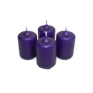 Adventi gyertya matt intenzív Lila 4x4x6cm darabos! a termék ára 1db-ra értendő!
