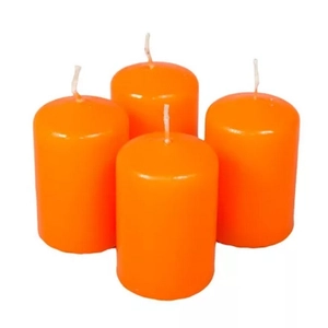 Adventi gyertya matt intenzív Narancssárga 4x4x6cm darabos! a termék ára 1db-ra értendő!
