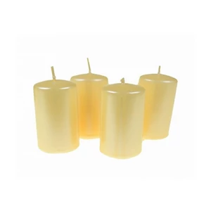 Adventi gyertya metál Krém 4x4x6cm darabos! a termék ára 1db-ra értendő!