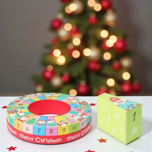 Adventi kalendárium 25 Színes kör alakú KPM25