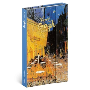 Agenda mágneses 2026 Vincent van Gogh, 13x21 cm Realsystem 2026 kollekció!