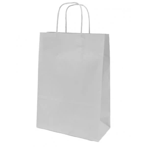 Ajándéktasak sodrott füles 22x28-31x10 22es fehér