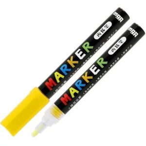 Akril marker 'M and G' 2mm-es akril sárga/yellow - S400 dekorációs marker APL976D944 dekormarker