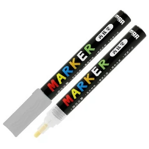 Akril marker 'M and G' 2mm-es ezüst/silver - S110 dekorációs marker APL976D997 dekormarker