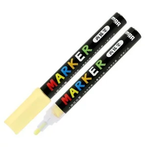Akril marker 'M and G' 2mm-es fluo sárga/lucifer yellow - S040 dekorációs marker APL976D953 dekormarker