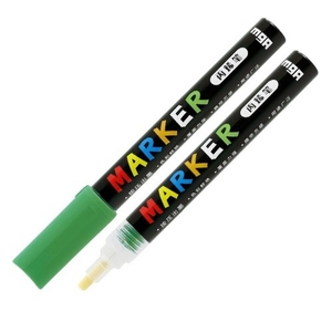 Akril marker 'M and G' 2mm-es méregzöld/lucifer green - S050 dekorációs marker APL976D975