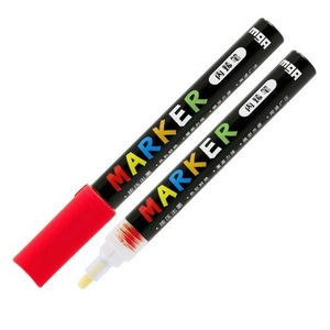 Akril marker 'M and G' 2mm-es piros/red - S200 dekorációs marker APL976D933