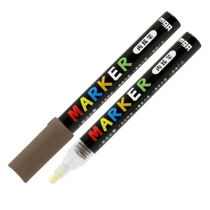 Akril marker 'M and G' 2mm-es sötétbarna/iron brown - S421 dekorációs marker APL976D9C2