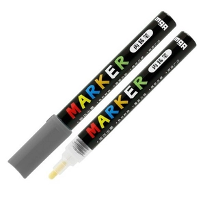 Akril marker 'M and G' 2mm-es sötétszürke/dark grey - S911 dekorációs marker APL976D919