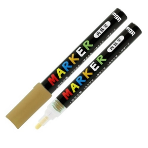 Akril marker 'M and G' 2mm-es világosbarna/towny - S411 dekorációs marker APL976D994