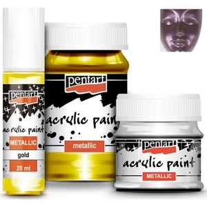 Akrilfesték csillogó 50ml Pentart metál lila