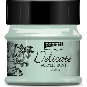 Akrilfesték Delicate metál Pentart fehér arany 50ml