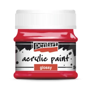 Akrilfesték fényes 50ml Pentart rúzspiros