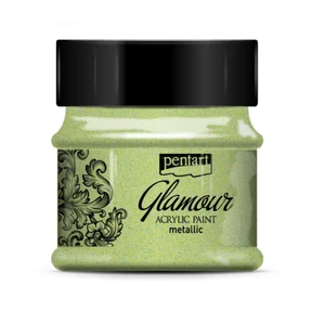 Akrilfesték Glamour metál 50ml Pentart - zöld arany