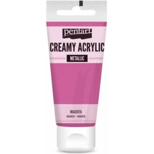 Akrilfesték krémes Pentart metál 60ml magenta