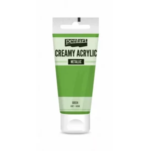 Akrilfesték krémes Pentart metál 60ml zöld