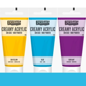 Akrilfesték krémes Pentart selyemfényű, 200ml bébikék Pentart-39007