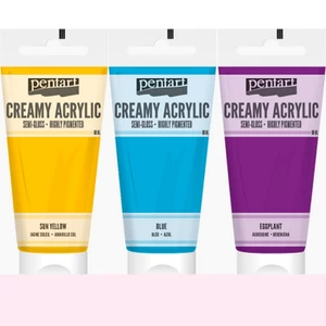 Akrilfesték krémes Pentart selyemfényű, 200ml rózsaszín Pentart-39016