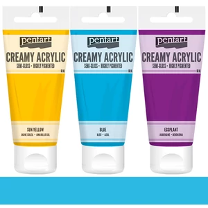 Akrilfesték krémes Pentart selyemfényű 60ml - babakék