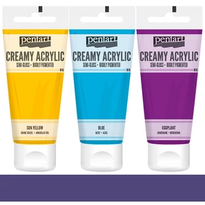 Akrilfesték krémes Pentart selyemfényű 60ml - sötétlila