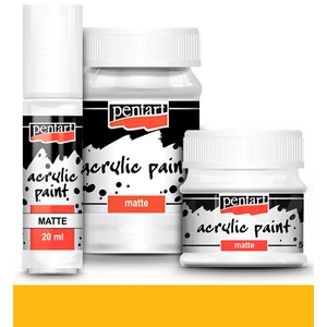 Akrilfesték matt 100ml Pentart napsárga 1091
