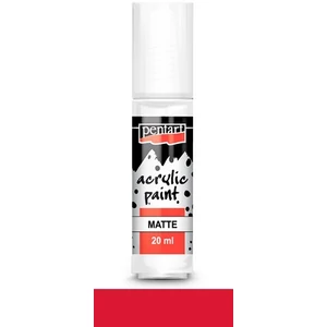 Akrilfesték matt 20ml Pentart - rúzspiros 6454