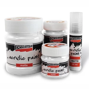 Akrilfesték matt 20ml Pentart titánfehér