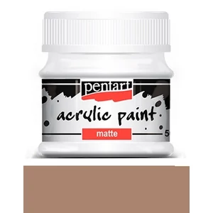 Akrilfesték matt 50ml Pentart sötét homok