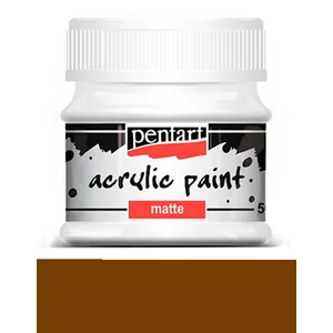Akrilfesték matt 50ml Pentart világosbarna 6674