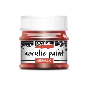 Akrilfesték metál 50ml bordó Pentart 7410