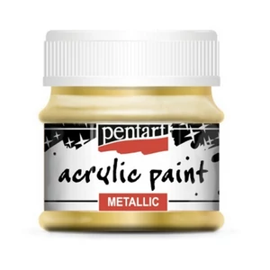 Akrilfesték metál 50ml Pentart arany 7405