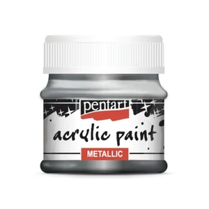 Akrilfesték metál 50ml Pentart rokokóezüst 7688