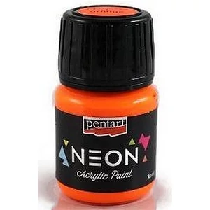 Akrilfesték neon színű 30ml Pentart Neon - narancs