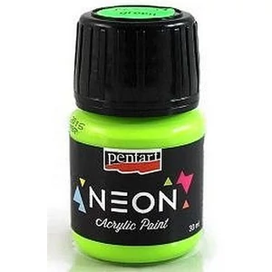 Akrilfesték neon színű 30ml Pentart Neon zöld 6133