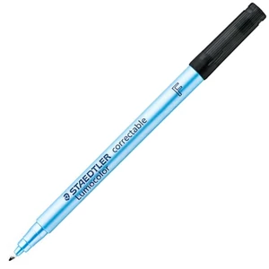 Alkoholmentes marker 0,6mm OHP STAEDTLER Lumocolor 305 F,fekete TS305F8