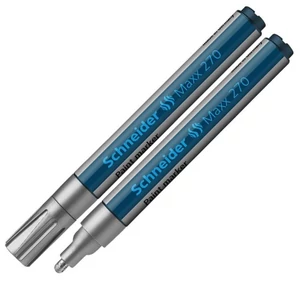 Lakkmarker Schneider Maxx 270' 1-3mm kúpos hegyű ezüst Írószerek SCHNEIDER 127054