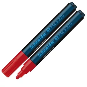 Lakkmarker Schneider Maxx 270' 1-3mm kúpos hegyű piros Írószerek SCHNEIDER 127002