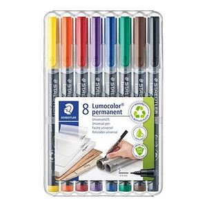 Alkoholos marker készlet OHP 0 4mm STAEDTLER "Lumocolor® 313 S" 8 különböző szín