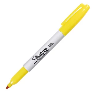 Alkoholos marker Sharpie FINE Marker permanent FINE - sárag F 0.9 mm