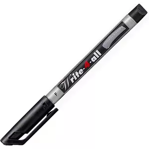 Alkoholos marker Stabilo Write-4-all 0,7mm kúpos hegyű fekete Írószerek STABILO 156/46