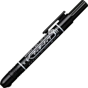 Alkoholos marker Zebra 1,3 mm, nyomógombos,Mckie Retractable fekete