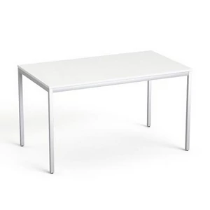 Általános asztal fémlábbal 75x130cm MAYAH Freedom SV-38 fehér