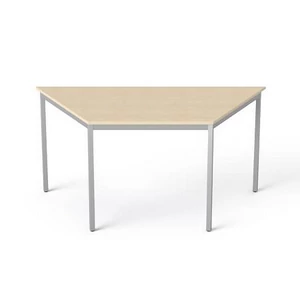 Általános asztal fémlábbal trapéz alakú 75x150/75cm MAYAH Freedom SV-41 juhar