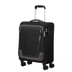 American Tourister kabinbőrönd Pulsonic Spinner 55/20 Exp Tsa 146516/423-Asphalt Black