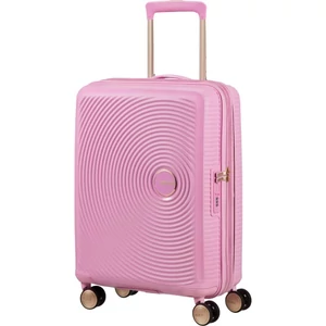 American Tourister kabinbőrönd Soundbox Spinner 55/20 Tsa Exp 88472/7742-Pearl Pink/Gold