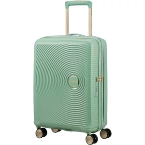 American Tourister kabinbőrönd Soundbox Spinner 55/20 Tsa Exp 88472/7743-Almond Green/Gold