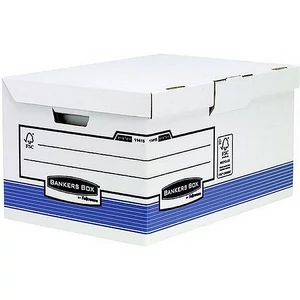 Archiváló konténer Fellowes BANKERS BOX® SYSTEM csapófedeles kék Iratrendezés FELLOWES 1141501